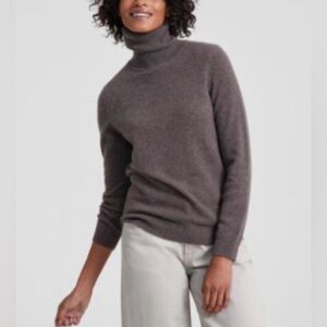 🆕 Charter Club 100% Cashmere Turtleneck Sweater Womens S Petite